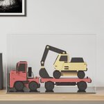 VIDAXL Boîte d affichage transparente 56x36x37 cm acrylique