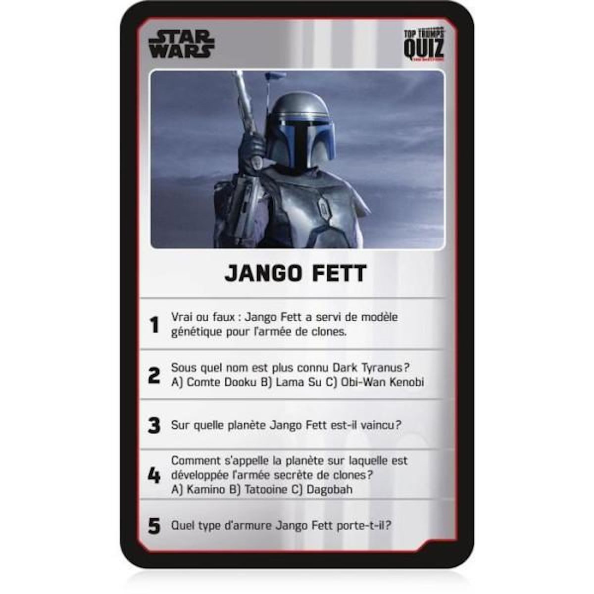 Jeu TV film Quiz Star Wars Nouvelle Version