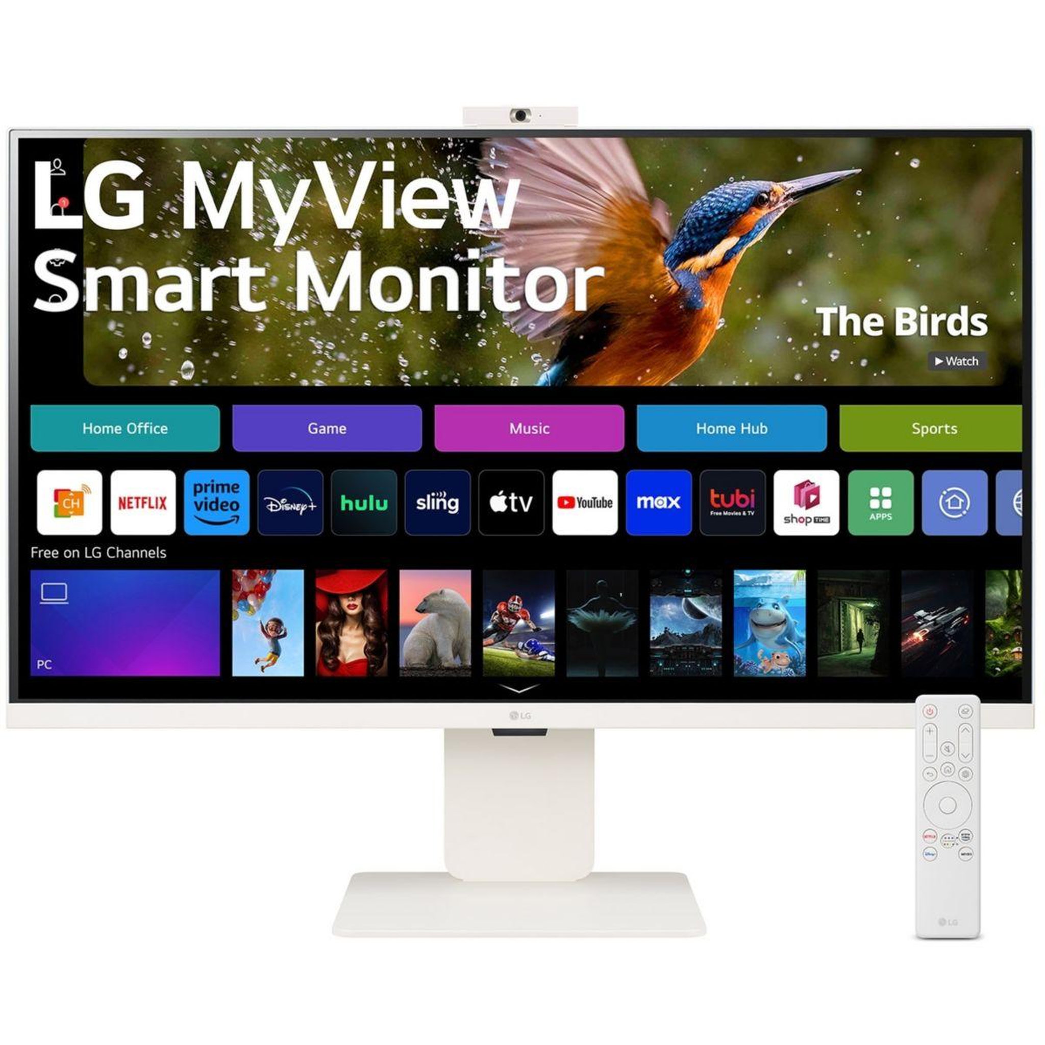 Voir la diapositive 1 : LG Ecran PC 4K 32SR85U-W