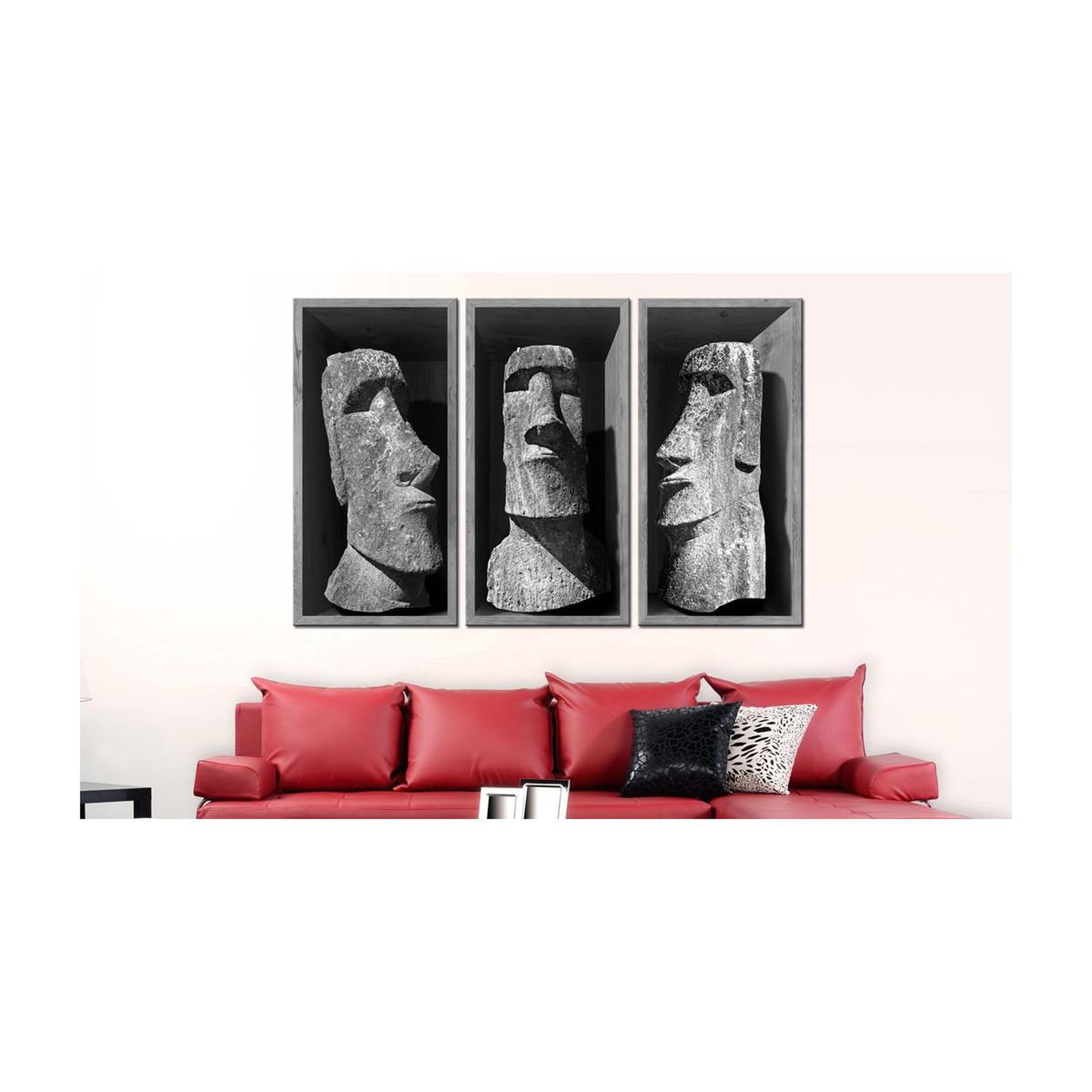 Voir la diapositive 2 : Paris Prix Tableau Imprimé  The Mystery of Easter Island