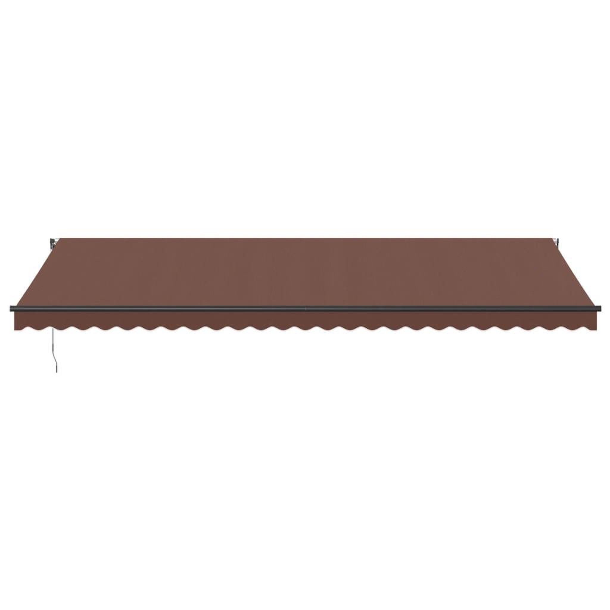 Voir la diapositive 4 : VIDAXL Auvent retractable automatique avec LED marron 600x300 cm