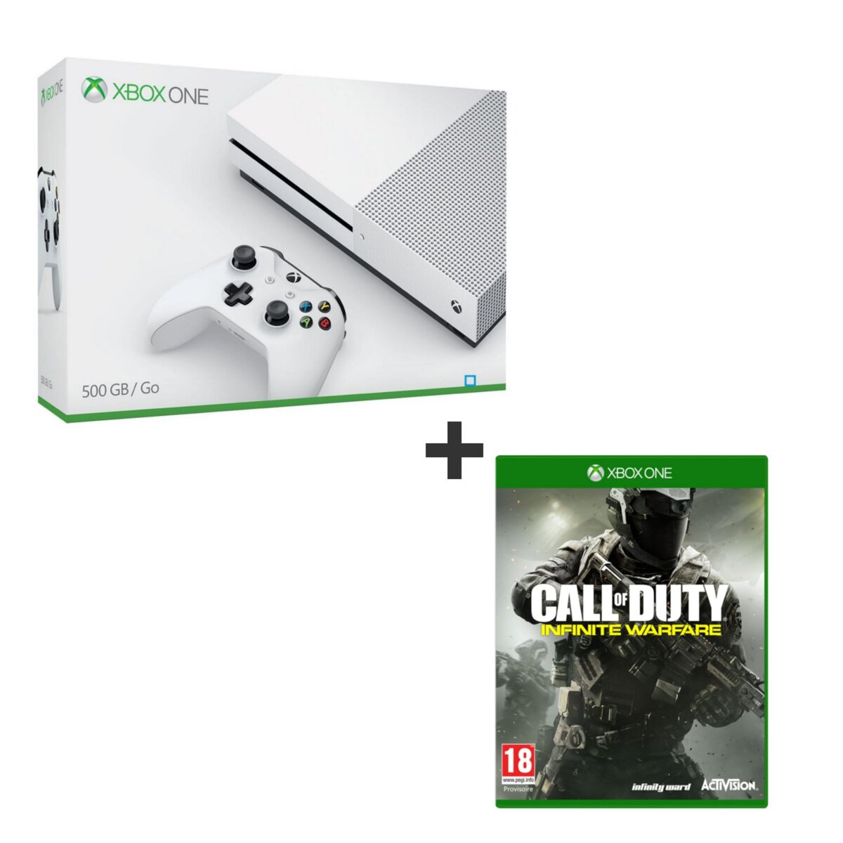 Console Microsoft Xbox One S 500Go + Call Of Duty : Infinite Warfare