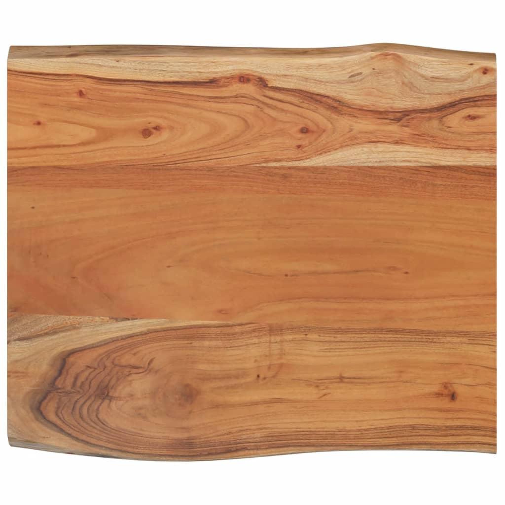 Voir la diapositive 3 : VIDAXL Dessus de table 70x60x2,5 cm rectangulaire bois massif acacia