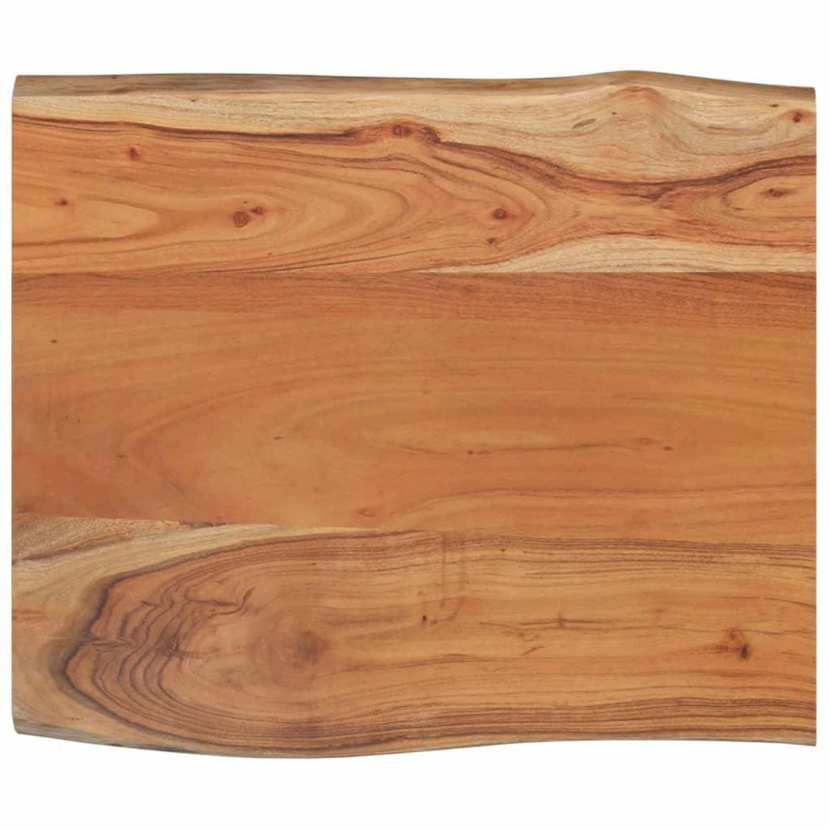 VIDAXL Dessus de table 70x60x2,5 cm rectangulaire bois massif acacia