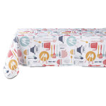 Douceur d'Intérieur Nappe rectangulaire antitache A table - 150 x 240 cm - Multicolore
