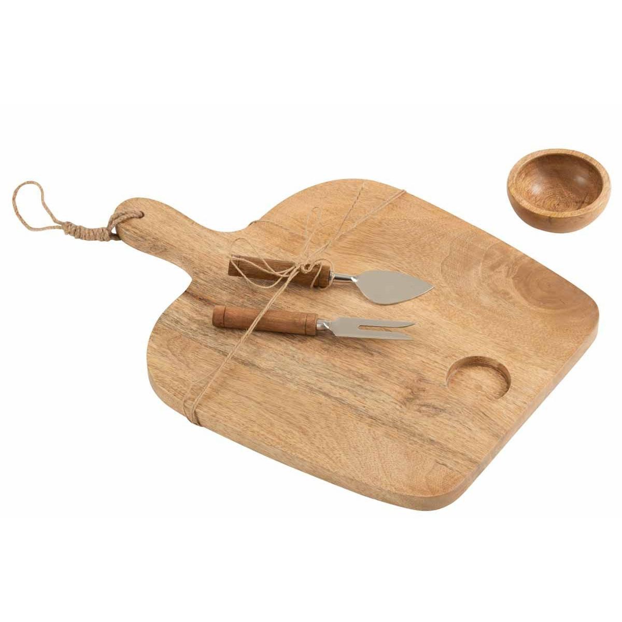 Voir la diapositive 2 : J-LINE Service à fromage en bois  beka  42cm naturel