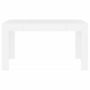 Voir la diapositive 3 : VIDAXL Table a manger Blanc 140x74,5x76 cm Bois d'ingenierie