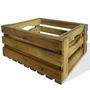 Voir la diapositive 2 : VIDAXL Caisse a pommes 2 pcs Bois d'acacia massif