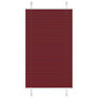 Voir la diapositive 1 : VIDAXL Store plisse rouge bordeaux 80x100 cm largeur du tissu 79,4 cm