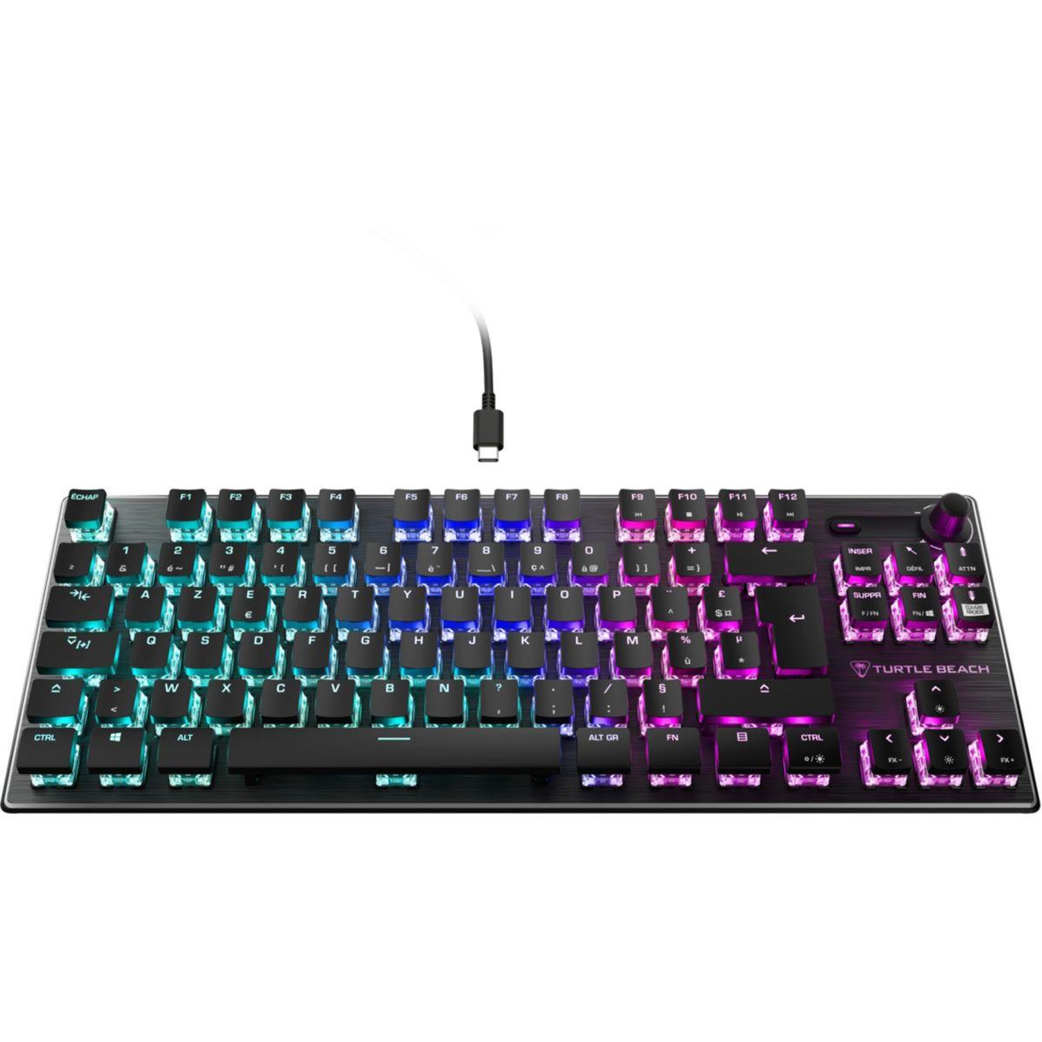 Turtle Beach Clavier gamer vulcan tkl aimo noir linear