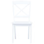 Voir la diapositive 4 : VIDAXL Ensemble de salle a manger 5 pcs Bois d'hevea Blanc