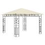 Voir la diapositive 2 : VIDAXL Belvedere avec moustiquaire 3x3x2,73 m Creme 180 g/m^2