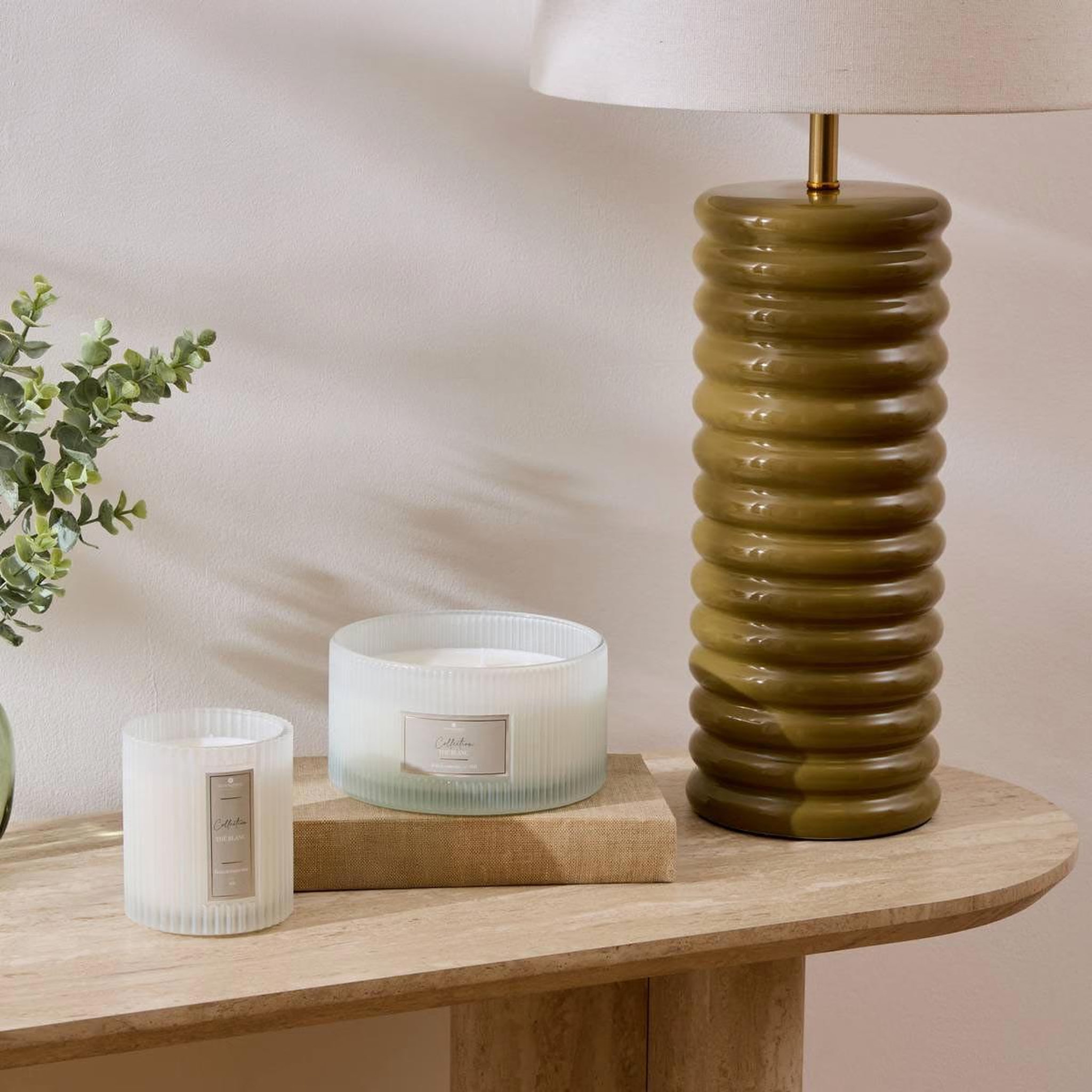 Voir la diapositive 4 : ATMOSPHERA Bougie parfumée en verre  albie  290g thé blanc