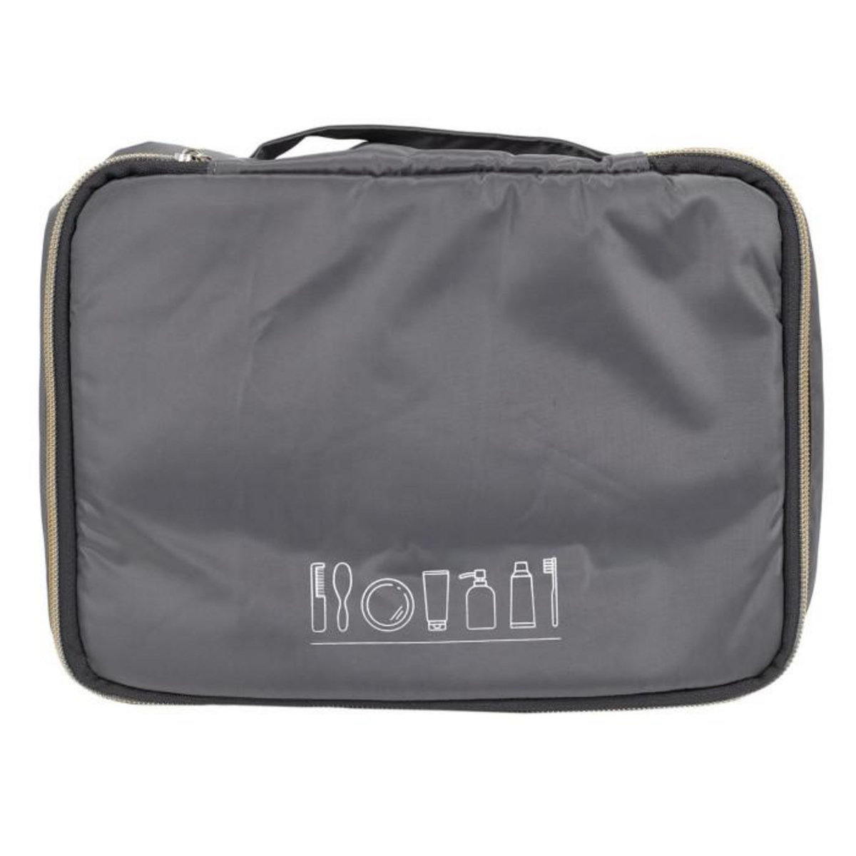 Paris Prix Trousse de Toilette  Cosmétique  26cm Gris