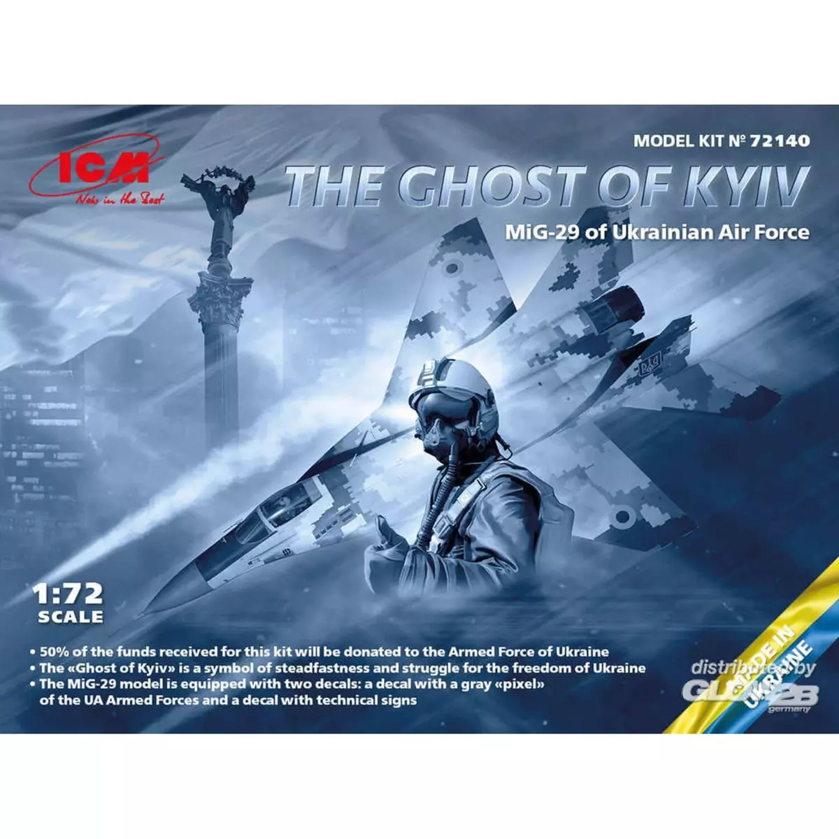 ICM Maquette avion : MIG 29 The Ghost of Kyiv
