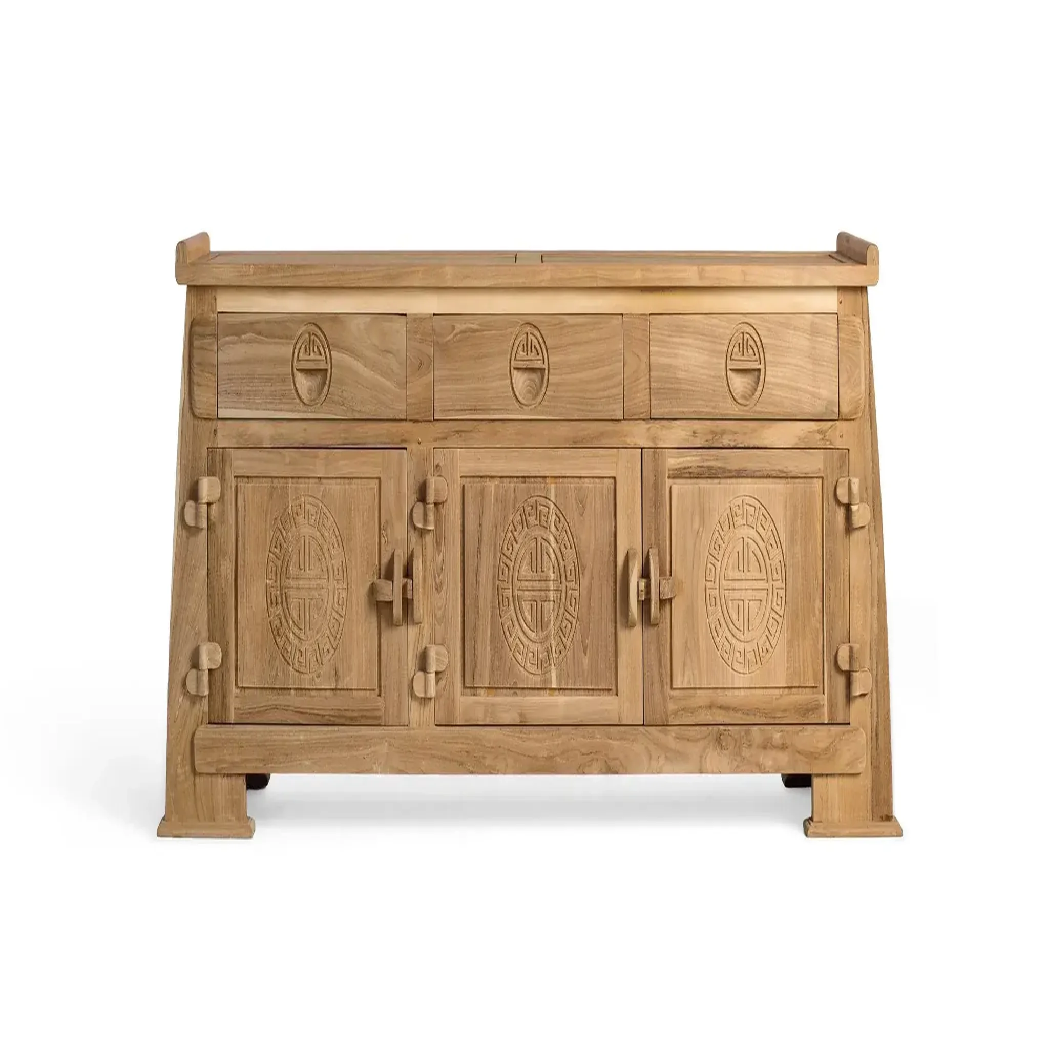 GINER Y COLOMER SL Meuble tv en bois de teck 170 cm style colonial oriental