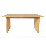 Paris Prix Table à Manger Design en Bois  Stripe  160cm Naturel