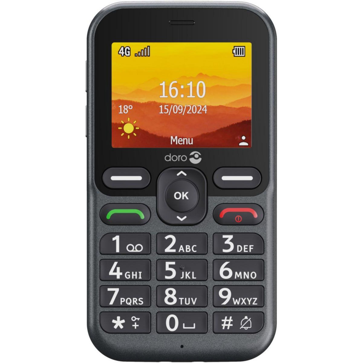 Doro Téléphone portable Leva L10 Graphite