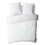 Voir la diapositive 4 : FUTURE HOME Drap housse uni en coton 57 fils