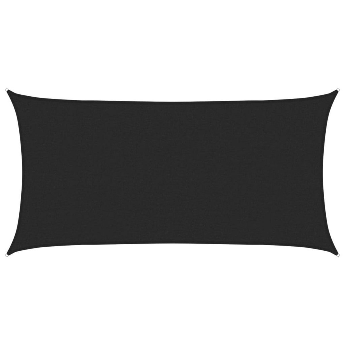 VIDAXL Voile d'ombrage 160 g/m^2 Noir 2,5x4,5 m PEHD
