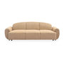 Voir la diapositive 2 : Paris Prix Canapé Convertible 3 Places en Velours  Buddy  234cm Beige