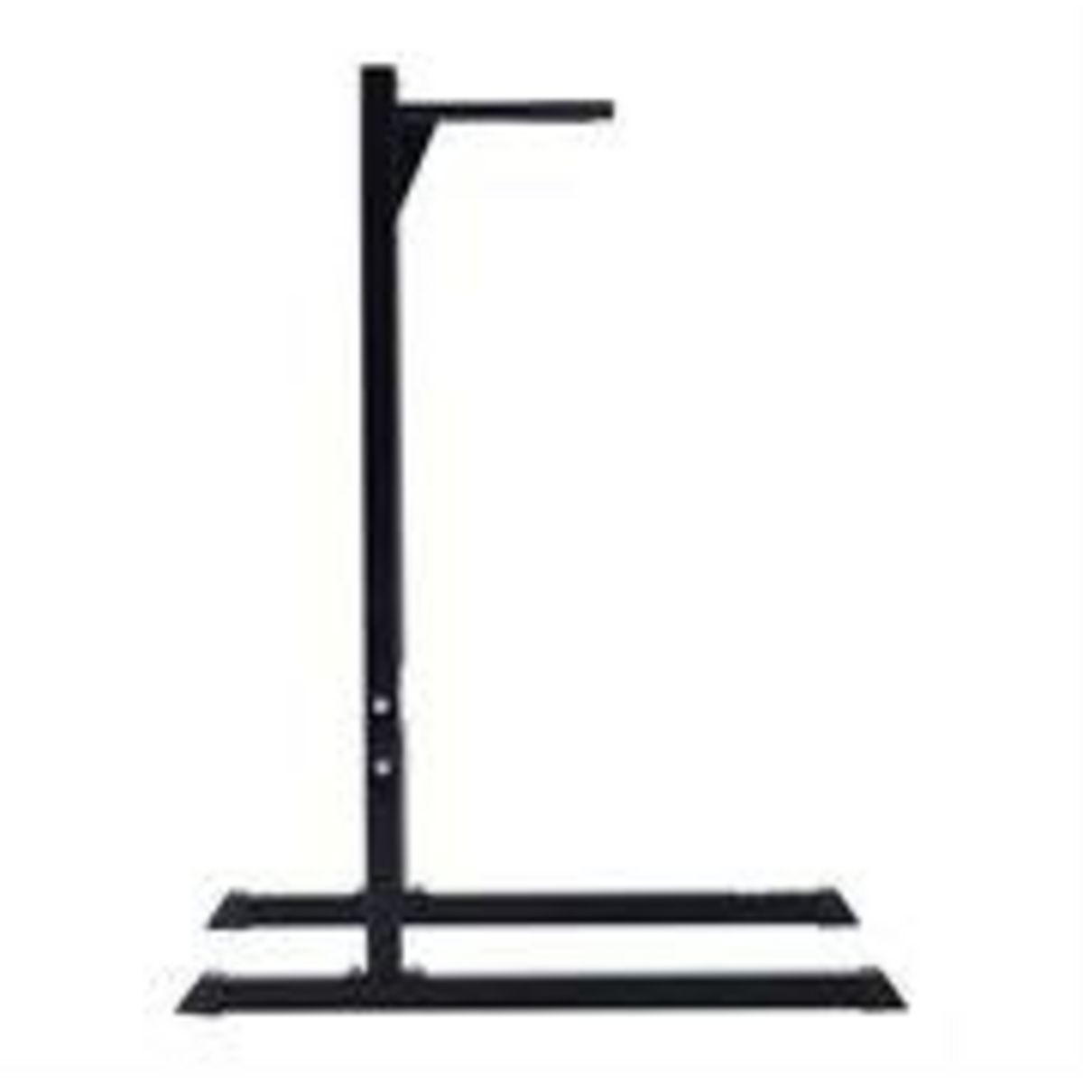 HOMCOM Appareil abdominaux dips barres à dips Fitness poignées ergonomiques et pieds antidérapants acier noir