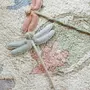 Lorena Canals Baguette magique en tissu - libellule bleu clair - 26 x 45 cm