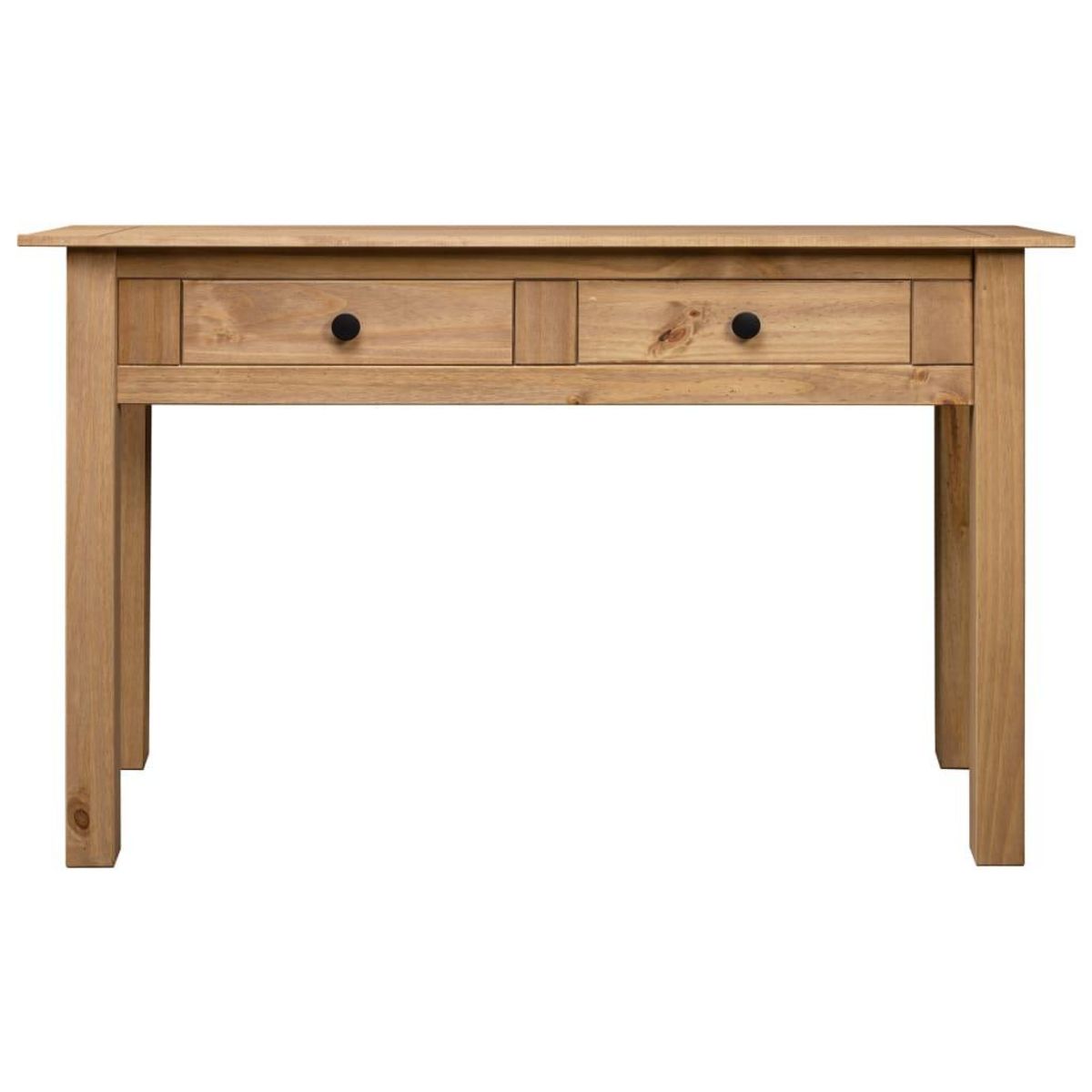VIDAXL Table console 110x40x72 cm Pin solide Gamme Panama