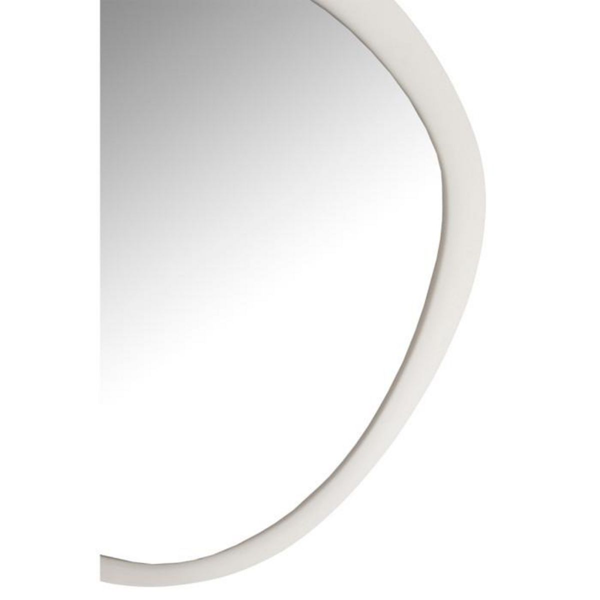 Paris Prix Miroir Mural en Métal  Lorenzo  60cm Blanc