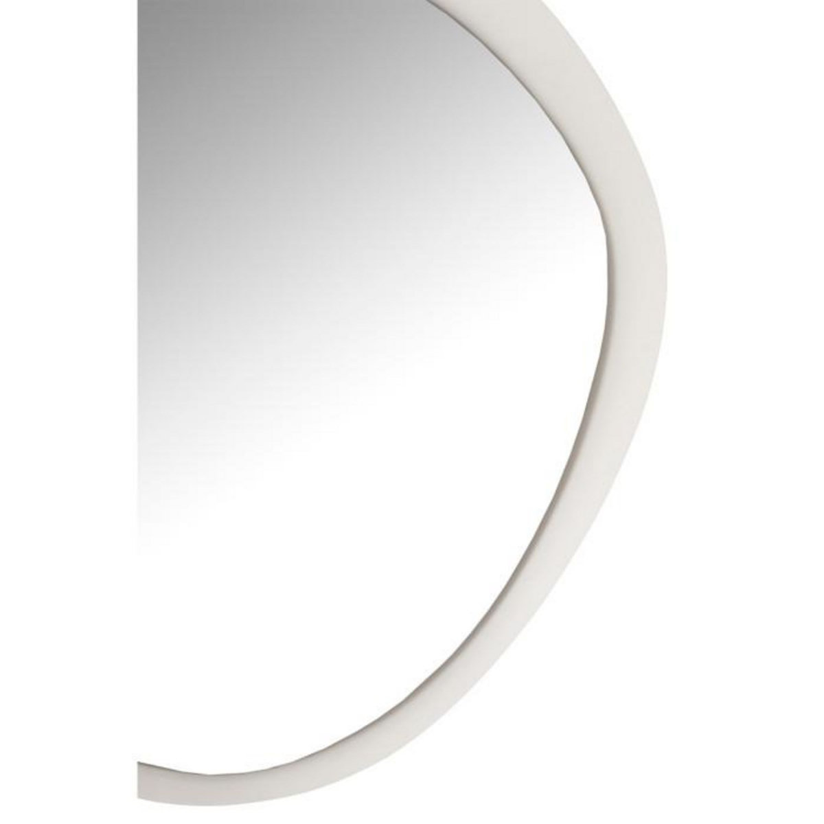 Paris Prix Miroir Mural en Métal  Lorenzo  60cm Blanc