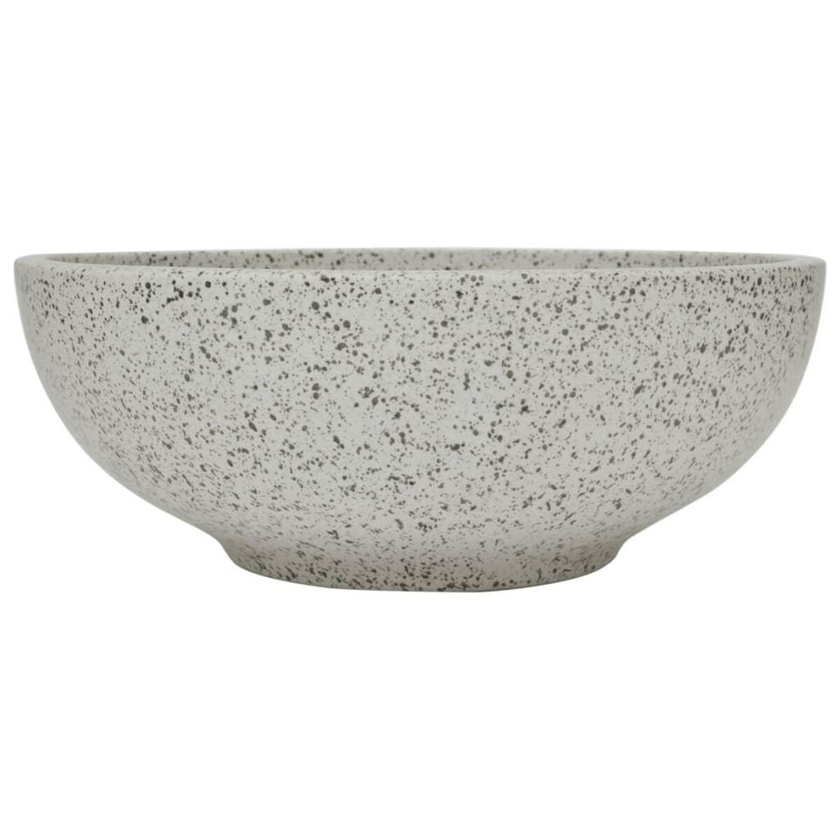 VIDAXL Vasque a poser gris rond Φ41x14 cm ceramique