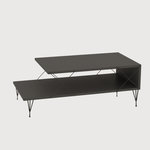 Habitat et Jardin Table basse en bois  Loire  100 x 50 x 40 cm - Anthracite