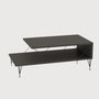 Voir la diapositive 1 : Habitat et Jardin Table basse en bois  Loire  100 x 50 x 40 cm - Anthracite