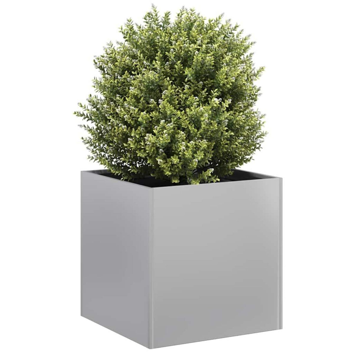 VIDAXL Jardiniere 40x40x40 cm acier galvanise
