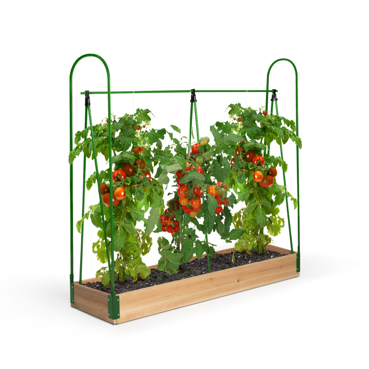 ID MARKET Serre à tomates spéciale croissance kit complet bâche + support