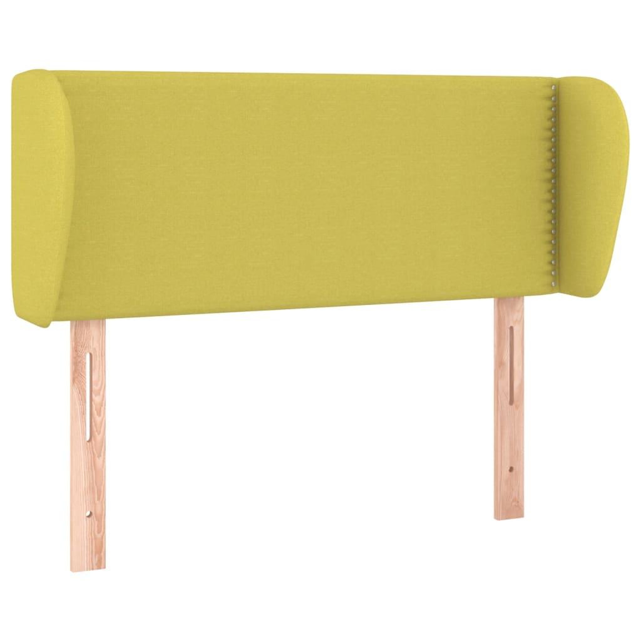 Voir la diapositive 2 : VIDAXL Tete de lit avec oreilles Vert 93x23x78/88 cm Tissu