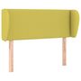 Voir la diapositive 2 : VIDAXL Tete de lit avec oreilles Vert 93x23x78/88 cm Tissu