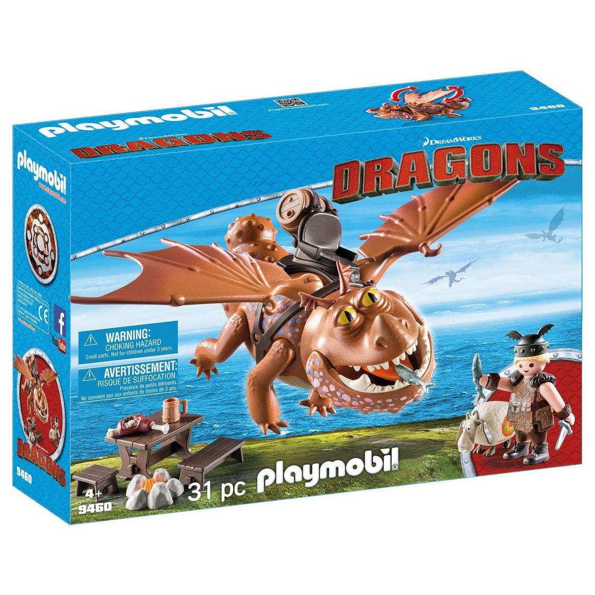 PLAYMOBIL 9460 - Dragons - Varek et Bouledogre