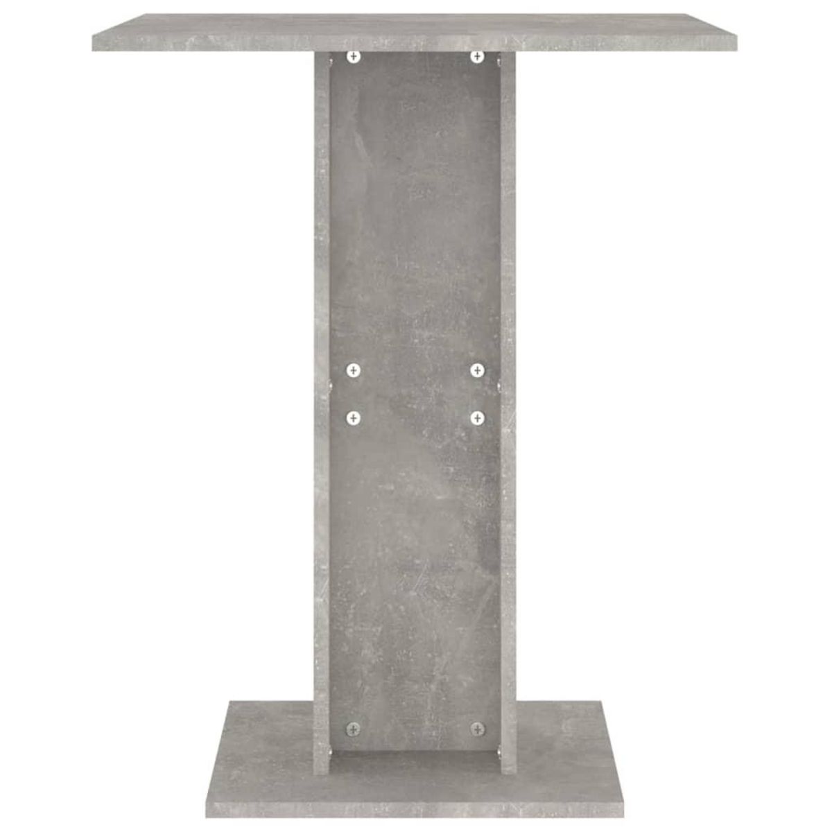 VIDAXL Table de bistro Gris beton 60x60x75 cm Bois d'ingenierie