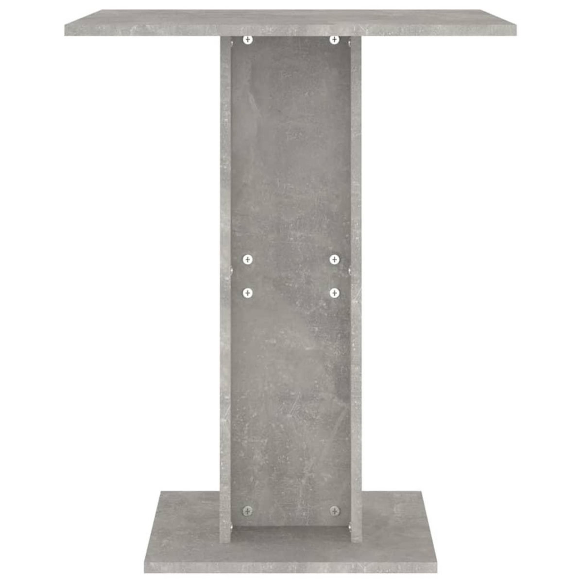 VIDAXL Table de bistro Gris beton 60x60x75 cm Bois d'ingenierie