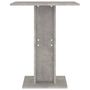 Voir la diapositive 4 : VIDAXL Table de bistro Gris beton 60x60x75 cm Bois d'ingenierie