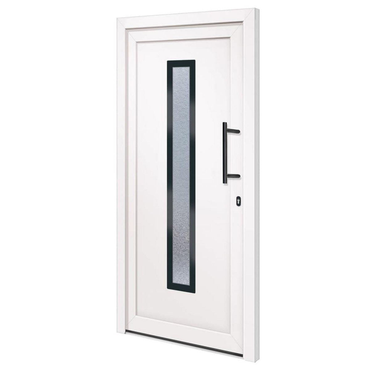 VIDAXL Porte d'entree Blanc 98x208 cm PVC