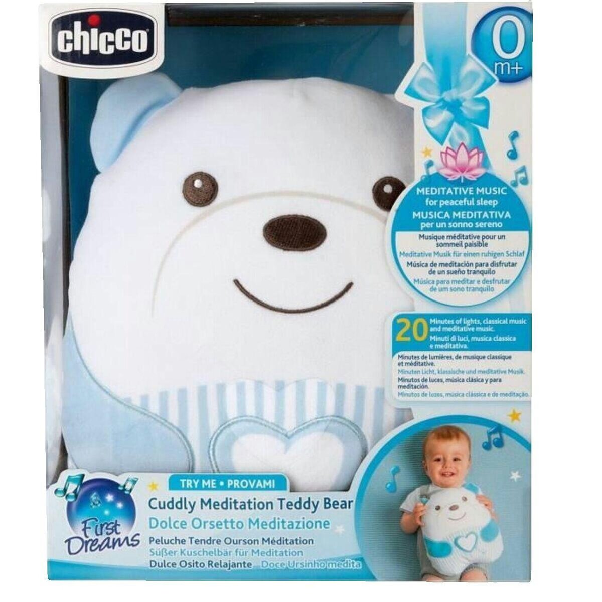 CHICCO Peluche Chicco Doudou Relaxant bleu