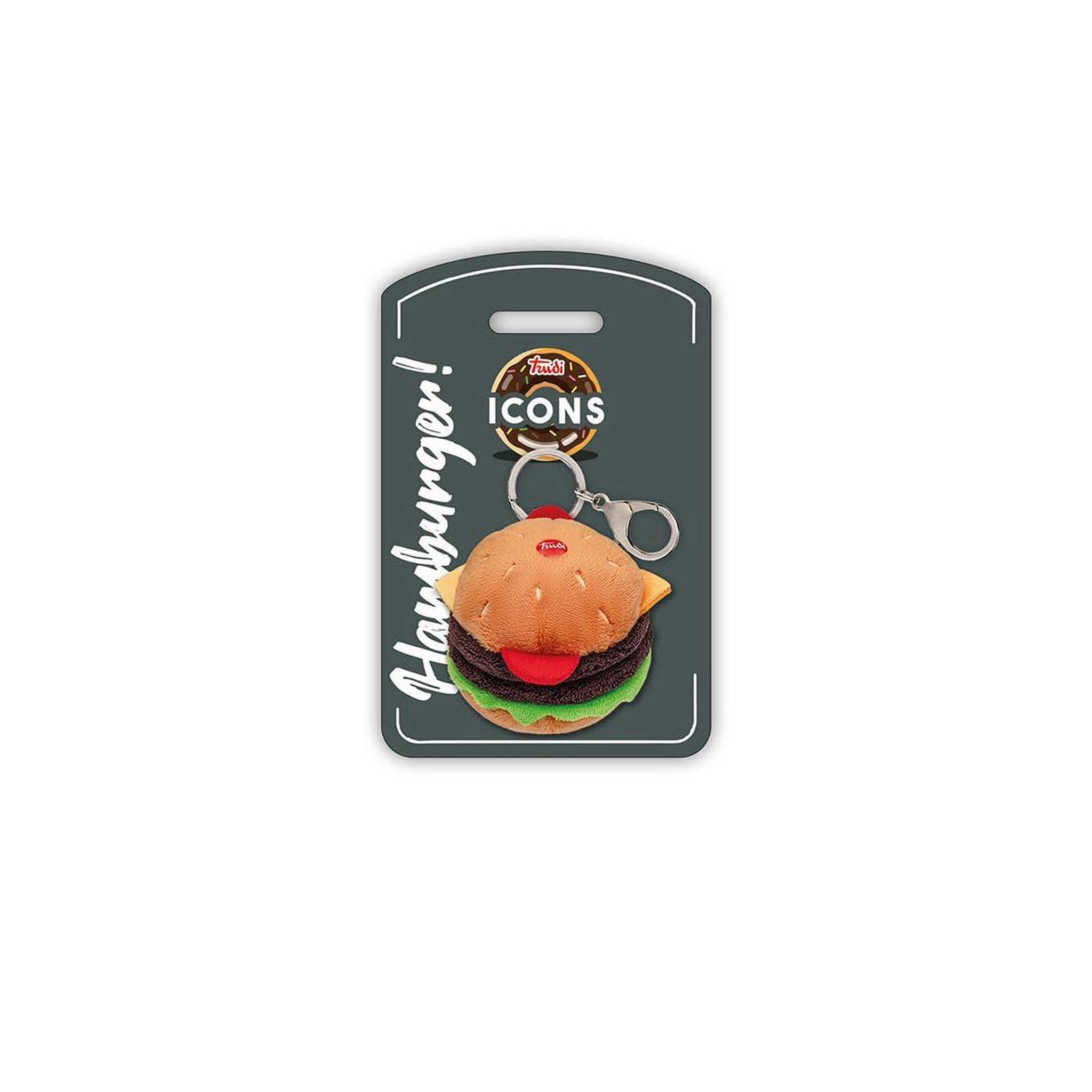 Trudi Porte cles peluche icons le hamburger
