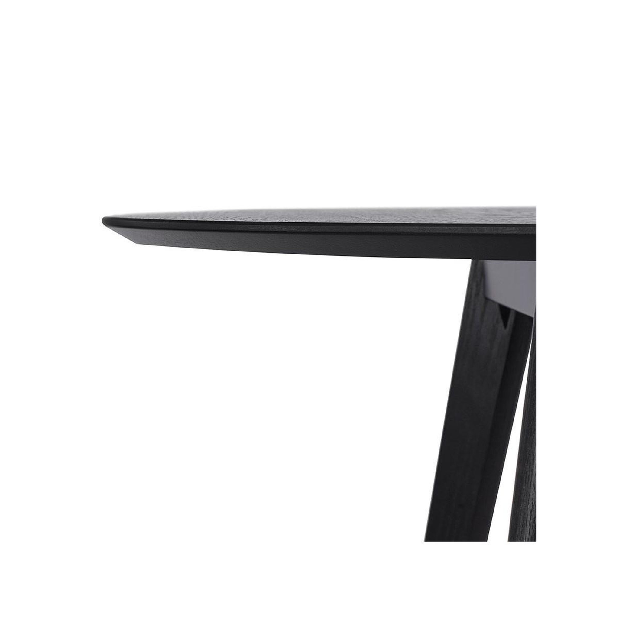Voir la diapositive 3 : Paris Prix Table de repas design  kyoto  120cm noir
