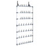 Voir la diapositive 1 : VIDAXL Etagere a chaussures suspendue Argente 66x13x139 cm