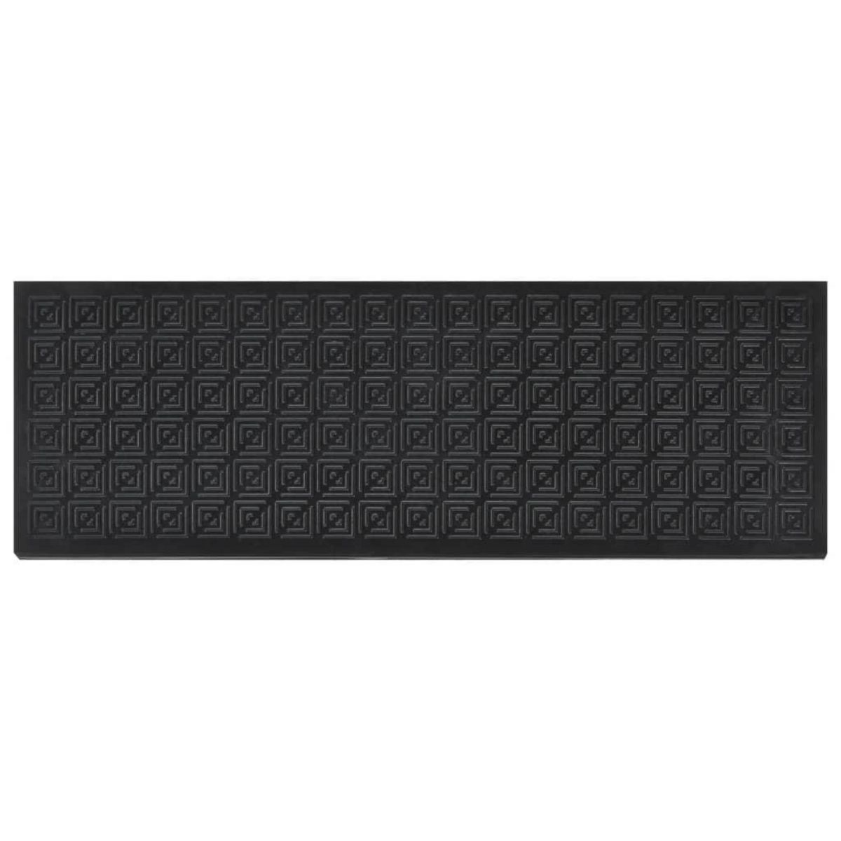 VIDAXL Marches d'escalier 5 pcs 25x75 cm caoutchouc