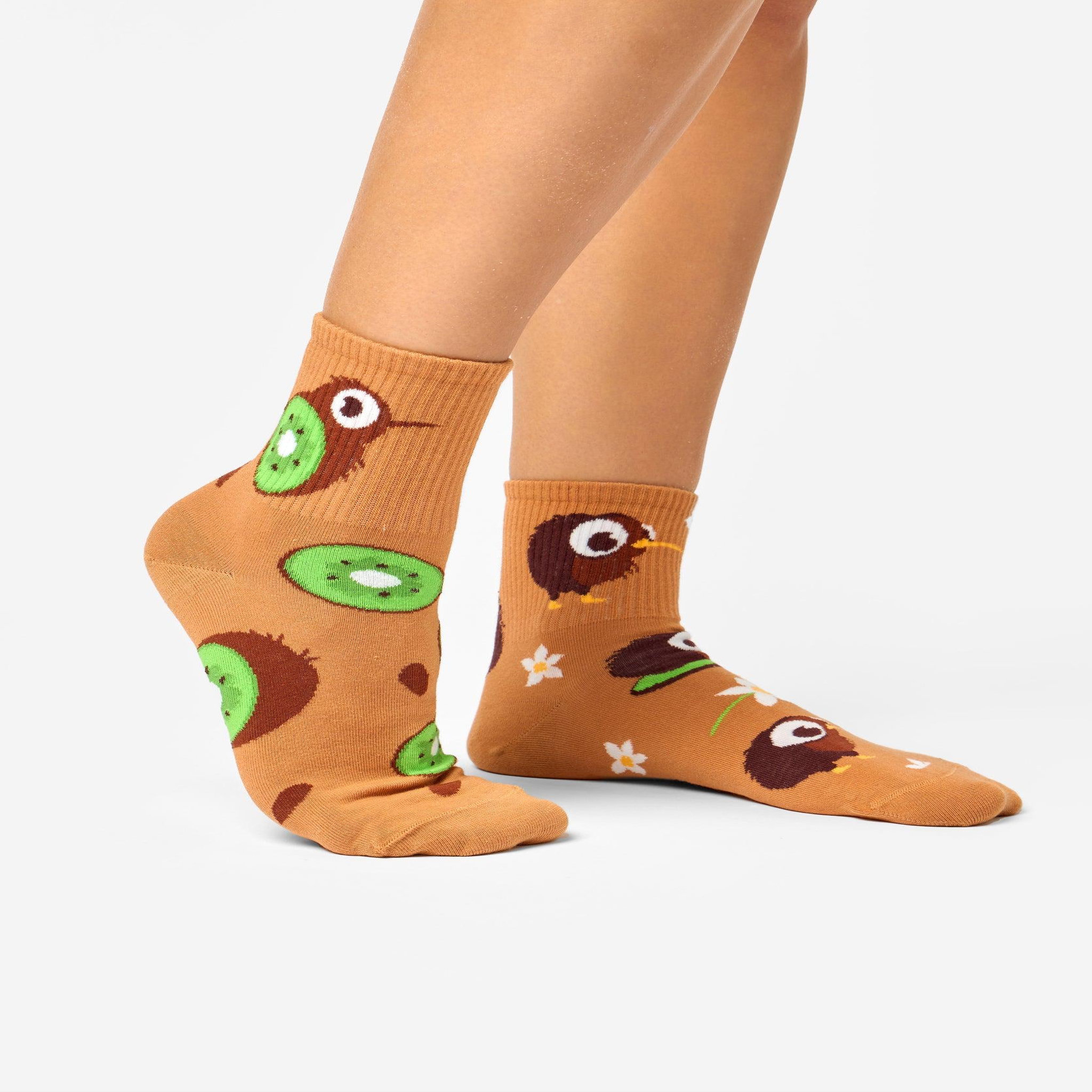 Voir la diapositive 2 : DEDOLES Chaussettes courtes kiwi l'oiseau