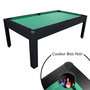 Voir la diapositive 6 : PLAY4FUN Billard Américain HARMONY 6Ft - 206,5 x 116,5 x 80 cm avec accessoires - Couleur Noir