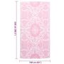 Voir la diapositive 6 : VIDAXL Tapis d'exterieur ARAKIL rose 120x180 cm PP